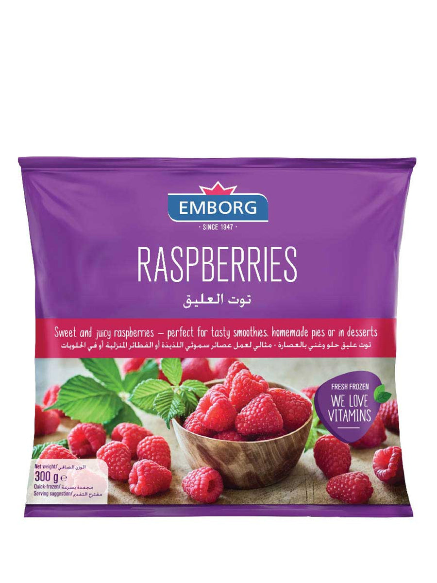 EMBORG RASPBERRIES 300G – Village Grocer - Sunway Giza Mall