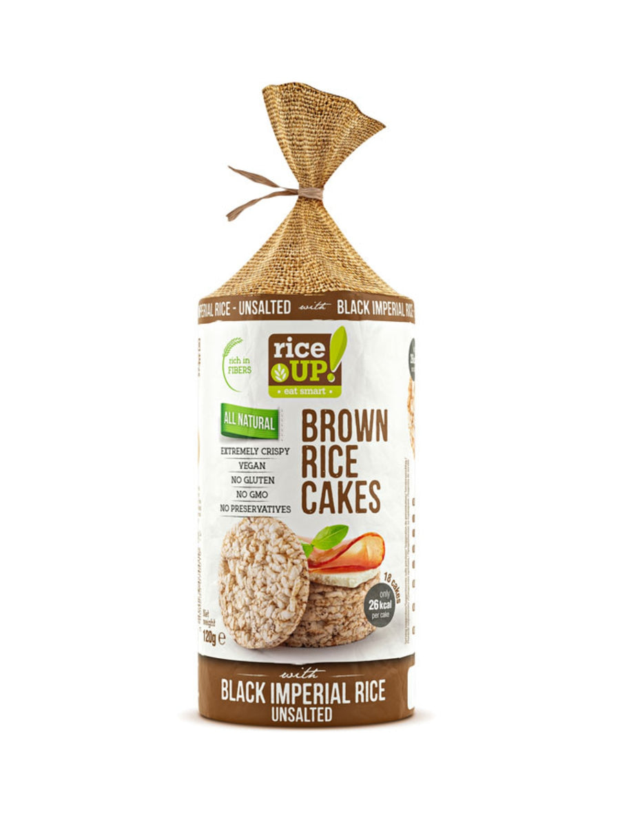 RICE UP BLACK IMPERIAL UNSALTED RICE CAKE 120G – Village Grocer ...